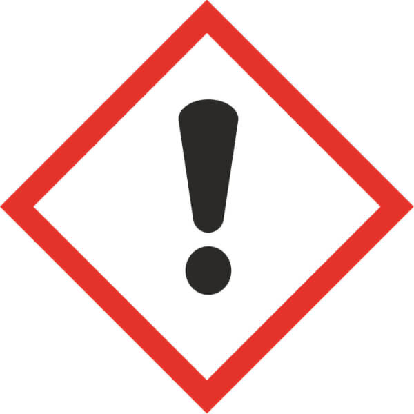 [21.B1028] GHS hazard symbol 07 Exclamation mark Hazardous substance label, self-adhesive