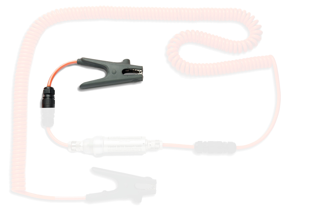Erdungszange Typ EZ1-2 polig mit Stecker für TIMM Steckverbinder