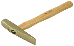[7010600S] Maurerhammer mit Hickorystiel funkenfrei (600 g)
