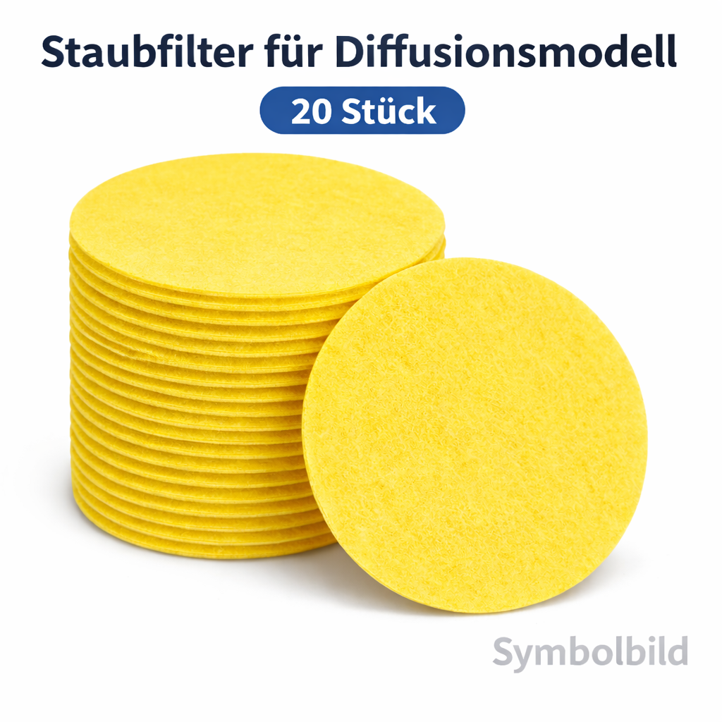 QRAE 3 Staubfilter für Diffusionsmodell (20 Stück)