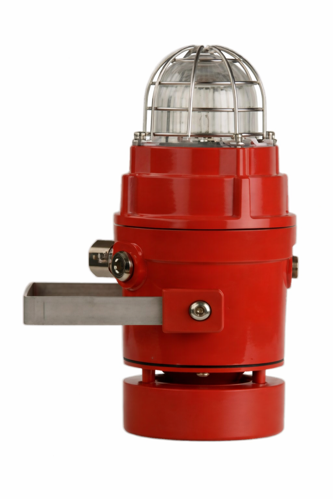 Explosion-proof combination unit: alarm horn and flashing light