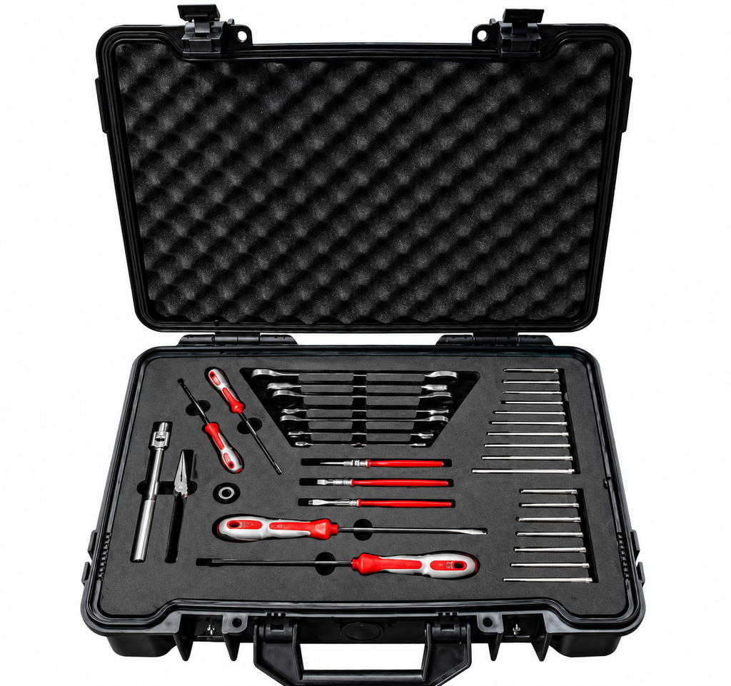 5604 Werkzeug Set, 37-teilig, Titan