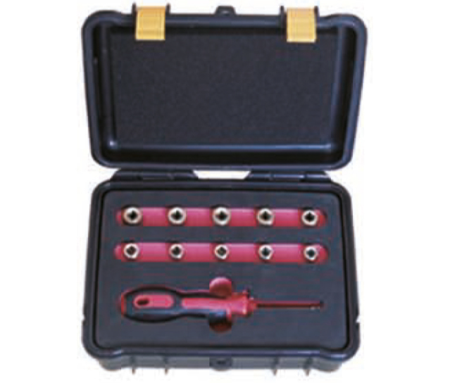 101B doppenset, 11-delig, 1/4"