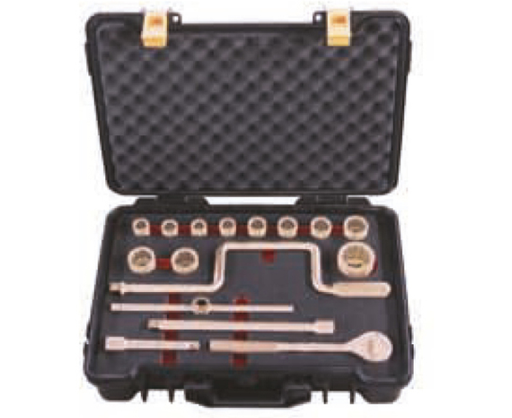 101G Stecknuss Set, 17-teilig 1/2"