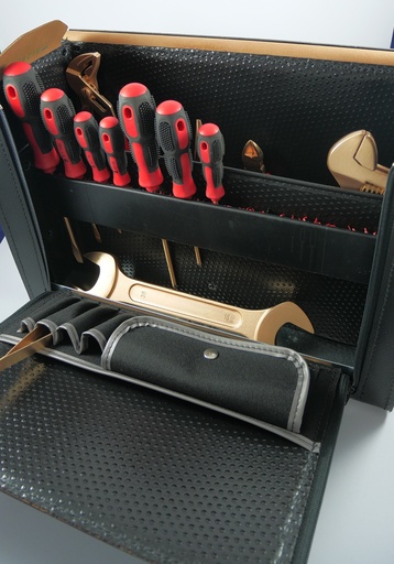 [Y-34 BC Set] Coffret d'outils sans étincelle 34 pièces - sans étincelle / à faible étincelle