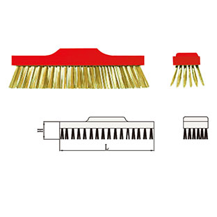 [286C-1002] Brosse ronde en laiton
