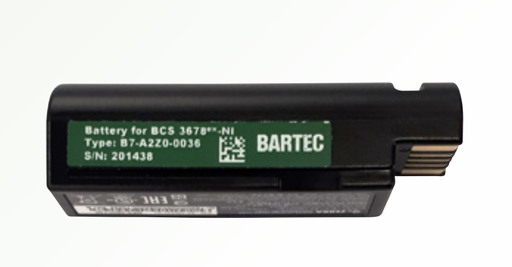 [B7-A2Z0-0036] Batteria ricaricabile omologata in combinazione con lo scanner portatile BCS 3678ex NI