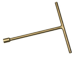 Clé à douille 6 points avec poignée en T