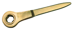 Clé à cliquet, sans étincelle, hexagonale