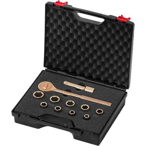 [0430002S] 1/2” 27-piece ratchet box set, 10-32 mm