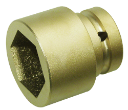 Inserti per chiavi a bussola per avvitatori a impatto senza scintille, esagonali, 3/4”