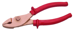[1602000C] Adjustable non-sparking combination pliers, handle covers with hand protection, 200 mm