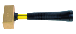 Mazza non scintillante, con impugnatura in fibra di vetro