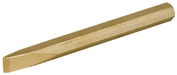 Non-sparking masonry chisel, hexagonal shank, similar to DIN 7254