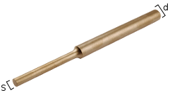 Non-sparking pin punch, similar to DIN 6450