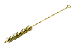 [1790320S] Non-sparking cylinder brush, corrugated tin bronze wire