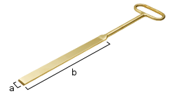 Flange knife non-sparking