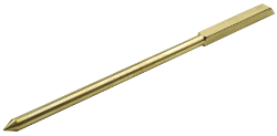 Non-sparking lifting pole, with tip and square
