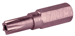 Screwdriver bit 1/4" non-sparking, profile
