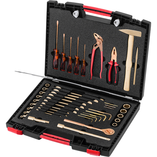 [7250027S-K] Basic tool set 45 pcs. in case