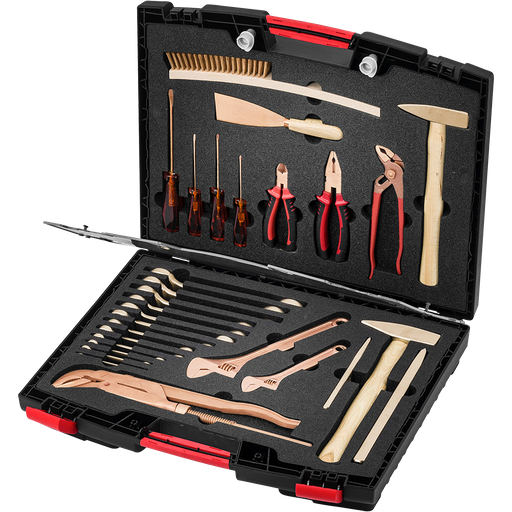 [7250005S-K] Locksmith's tool set 29 pcs. in case