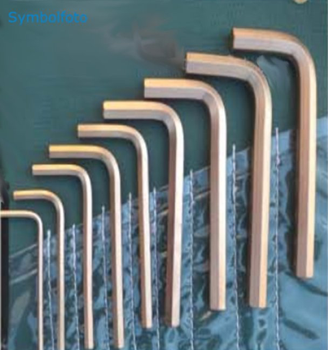 [S-A-11 AC] Hexagonal pin wrench - set 11.tlg- non-sparking / low-sparking