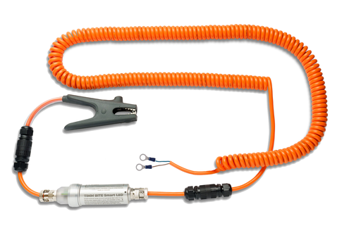 [TBSLQC+EZ1-2POL-QC+ TBSLEWK07BM8] Erdungsgerät TIMM BITE Smart LED, feste Installation