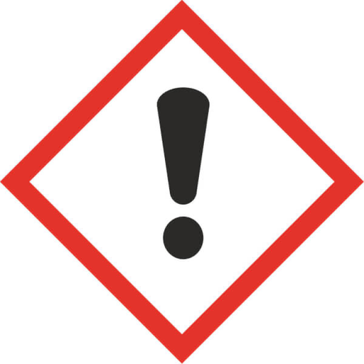 [21.B1028] Symbole de danger GHS 07 Point d'exclamation Étiquette pour substances dangereuses, autocollante